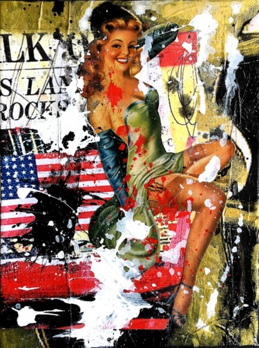 Painting titled "L.A COVER GIRL" by Vero Cristalli, Original Artwork