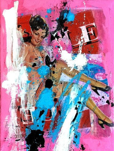 Painting titled "MODERN VENUS" by Vero Cristalli, Original Artwork, Collages