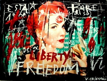 Peinture intitulée "FREE WILL" par Vero Cristalli, Œuvre d'art originale
