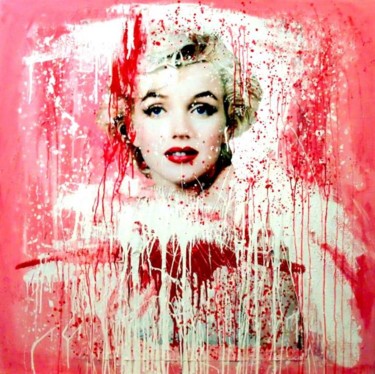 Painting titled "Pink dragée Norma" by Vero Cristalli, Original Artwork