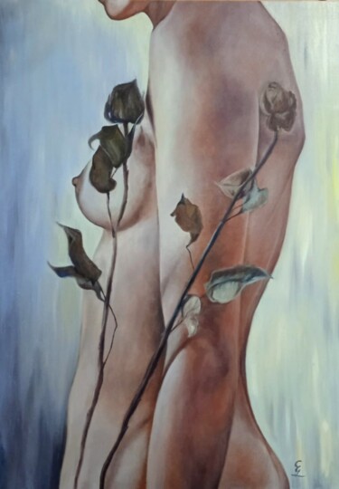 Painting titled "F. S.  VII - Lascia…" by Veronica Ciccarese, Original Artwork, Oil