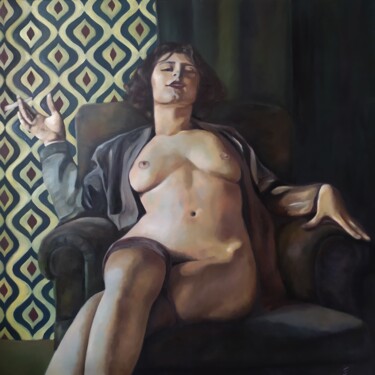 Pintura intitulada "Self love" por Veronica Ciccarese, Obras de arte originais, Óleo
