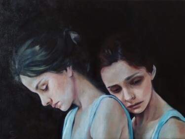Картина под названием "Your comfort" - Veronica Ciccarese, Подлинное произведение искусства, Масло