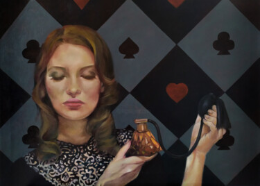 "Vanity of Vanity" başlıklı Tablo Veronica Ciccarese tarafından, Orijinal sanat, Petrol
