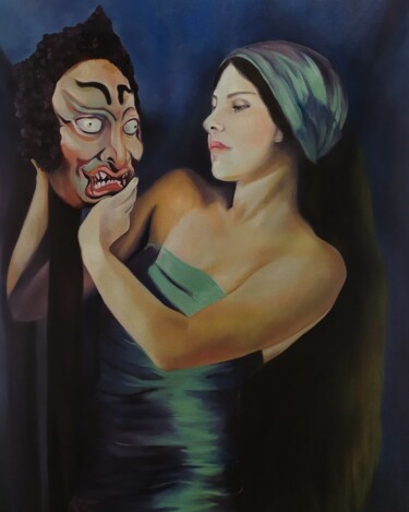 Painting titled "The prison of the s…" by Veronica Ciccarese, Original Artwork, Oil