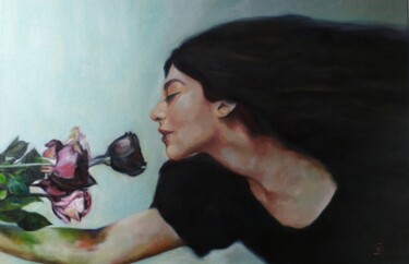 Pintura titulada "Profumo di donna" por Veronica Ciccarese, Obra de arte original, Oleo