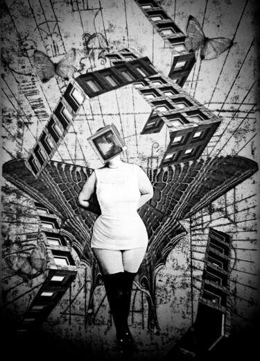 Коллажи под названием "sueños surrealistas" - Verónica Risalde, Подлинное произведение искусства, Пленочная фотография