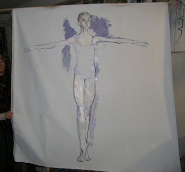 Картина под названием "Белый зефир" - Мастерская Веры Крутилиной, Подлинное произведение искусства