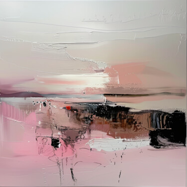 Digital Arts titled "Abstract Landscape,…" by Veronika Obushikhina, Original Artwork, AI generated image