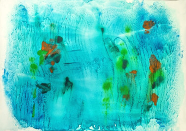 Pittura intitolato "Sea inspiration III…" da Veronika Posta, Opera d'arte originale, Acrilico