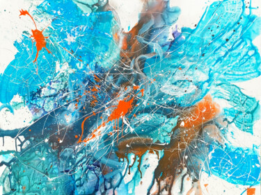 Картина под названием "Асмолаука" - Veronika Rokashevich, Подлинное произведение искусства, Акрил Установлен на Деревянная р…