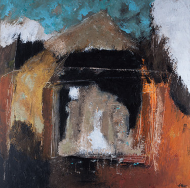 Pittura intitolato "La case" da Véronique Attia, Opera d'arte originale, Acrilico