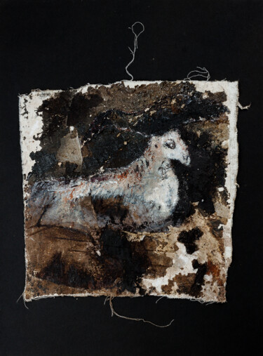 Pintura titulada "Paloma-ciervo" por Véronique Attia, Obra de arte original, Acrílico