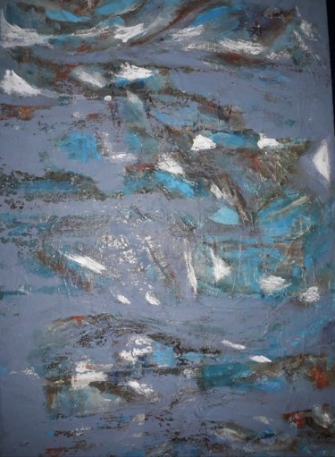Malerei mit dem Titel "Fond de mer" von Veronique Charpail, Original-Kunstwerk, Acryl