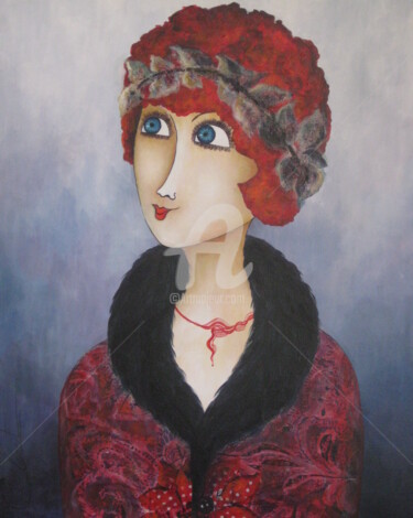 Peinture intitulée "Marie -Marie 2" par Véronique Clanet, Œuvre d'art originale, Acrylique