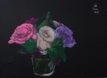 "Roses" başlıklı Tablo Véronique Crombé tarafından, Orijinal sanat