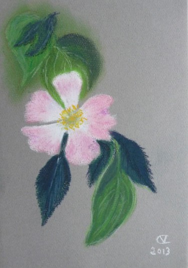 "Wild rose" başlıklı Tablo Véronique Crombé tarafından, Orijinal sanat