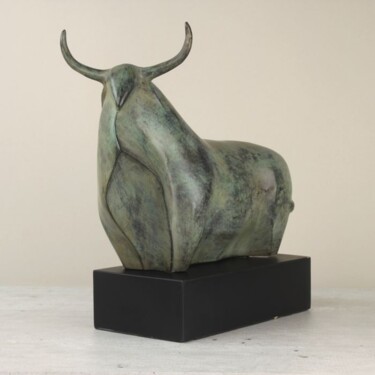 Sculpture intitulée "V-A DAMBRUN - Java" par Veronique Dambrun, Œuvre d'art originale, Bronze