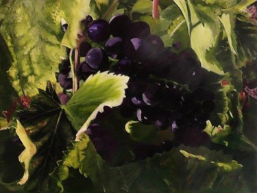 Malerei mit dem Titel "vigne-de-maubec.jpg" von Véronique Degabriel, Original-Kunstwerk
