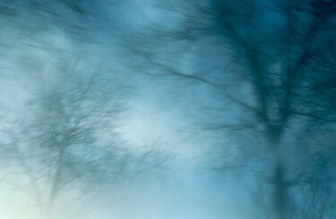 Fotografia zatytułowany „Blue(s), paysage ém…” autorstwa Véronique Durruty, Oryginalna praca, Fotografia filmowa