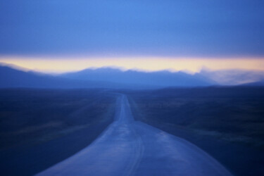 Fotografie mit dem Titel "Blue(s), paysage ém…" von Véronique Durruty, Original-Kunstwerk, Analog Fotografie