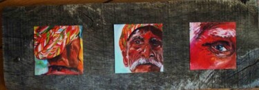 Painting titled "TURBAN" by Véronique Grinenwald, Original Artwork
