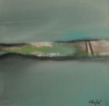Peinture intitulée "lagune.jpg" par Véronique Guillet, Œuvre d'art originale, Acrylique