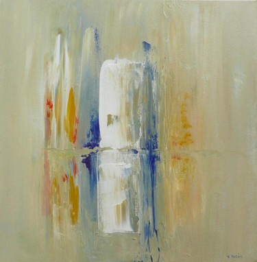 Painting titled "Reflets - 2" by Véronique Heim, Original Artwork