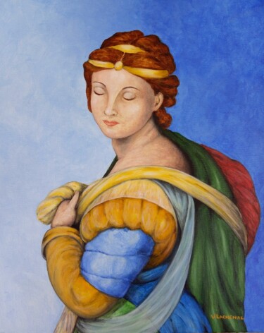 Pittura intitolato "Barbara" da Véronique Lachenal, Opera d'arte originale, Acrilico