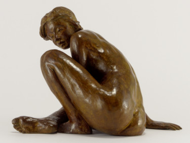 Скульптура под названием "Papillon (Bronze)" - Véronique Lopez-Boiteux, Подлинное произведение искусства, Металлы