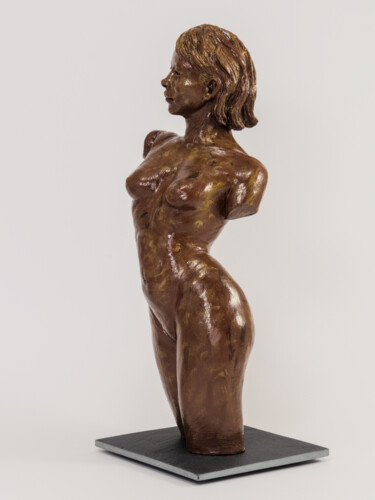 雕塑 标题为“La Déesse” 由Véronique Lopez-Boiteux, 原创艺术品, 兵马俑
