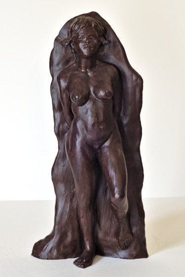 Sculpture intitulée "Menthe à l'eau" par Véronique Lopez-Boiteux, Œuvre d'art originale, Terre cuite