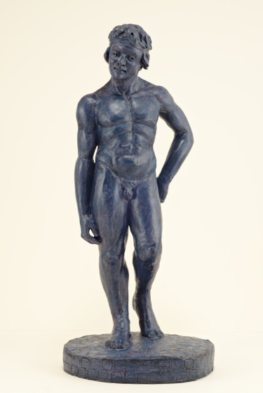 Rzeźba zatytułowany „Apollon” autorstwa Véronique Lopez-Boiteux, Oryginalna praca, Terakota
