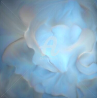 Arts numériques intitulée "Bleu" par Véronique Marchese, Œuvre d'art originale