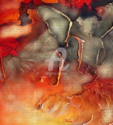 Arts numériques intitulée "Etna" par Véronique Marchese, Œuvre d'art originale