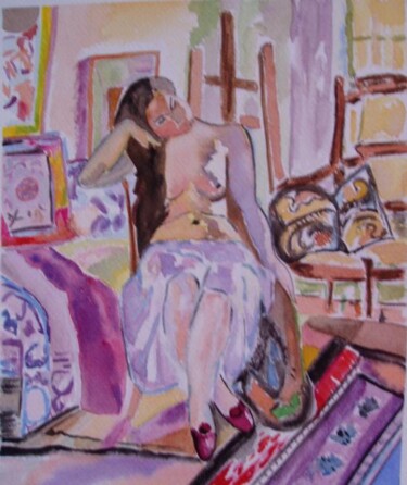 Painting titled "Reproduction" by Véronique Martin, Original Artwork