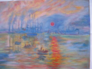 Malarstwo zatytułowany „Reproduction Monet” autorstwa Véronique Martin, Oryginalna praca