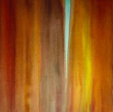 Pintura titulada "LIGNES COULEURS 5" por Véronique Missud (Musique), Obra de arte original, Tinta Montado en Bastidor de cam…