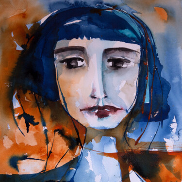 Pintura titulada "Carmen-06" por Véronique Piaser-Moyen, Obra de arte original, Acuarela