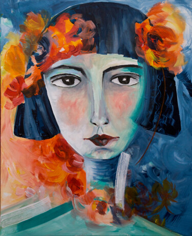 Картина под названием "Carmen-08" - Véronique Piaser-Moyen, Подлинное произведение искусства, Акрил Установлен на Деревянная…