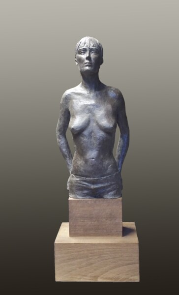 Sculpture intitulée "Nath" par Pico Sculpteur, Œuvre d'art originale, Terre cuite