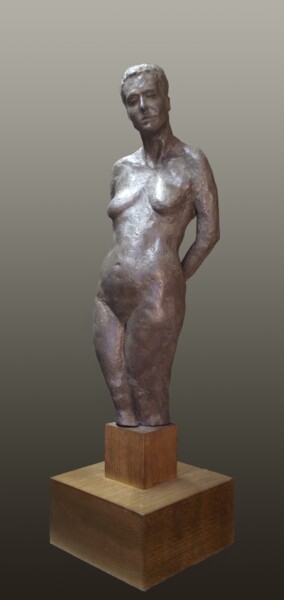 Scultura intitolato "Féminité" da Pico Sculpteur, Opera d'arte originale, Terracotta