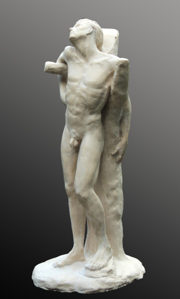 Sculpture intitulée "Saint-Sébastien II" par Pico Sculpteur, Œuvre d'art originale, Résine