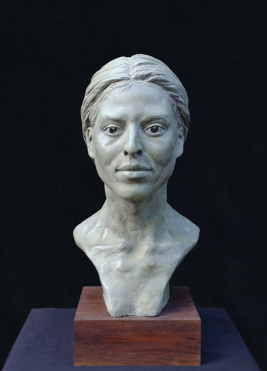 Sculpture titled "Zineb" by Pico Sculpteur, Original Artwork, Resin