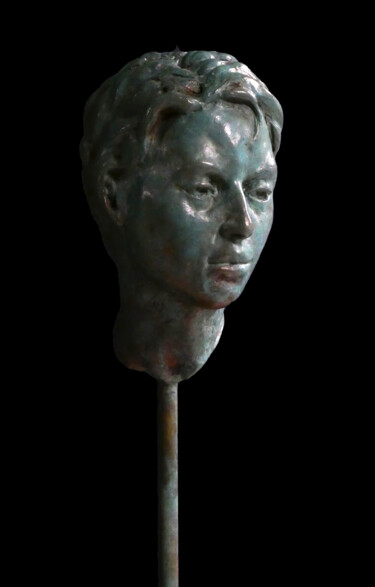 Sculpture intitulée "La rêveuse" par Pico Sculpteur, Œuvre d'art originale, Bronze
