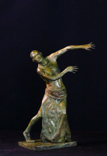 Escultura intitulada "Butô 4" por Pico Sculpteur, Obras de arte originais, Bronze