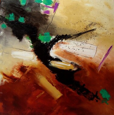 Peinture intitulée "abstract 77217050" par Véronique Radelet, Œuvre d'art originale