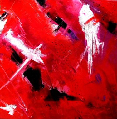 Peinture intitulée "abstract 662170011" par Véronique Radelet, Œuvre d'art originale