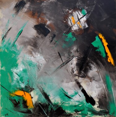 Peinture intitulée "abstract v66217031" par Véronique Radelet, Œuvre d'art originale, Huile