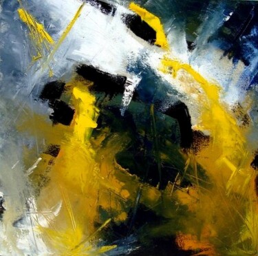 Painting titled "abstract v662170" by Véronique Radelet, Original Artwork